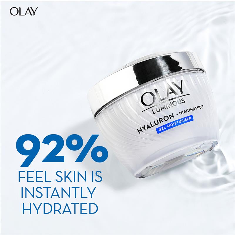 Kem dưỡng ẩm dạng gel Olay Luminous Hyaluron + Niacinamide 50g
