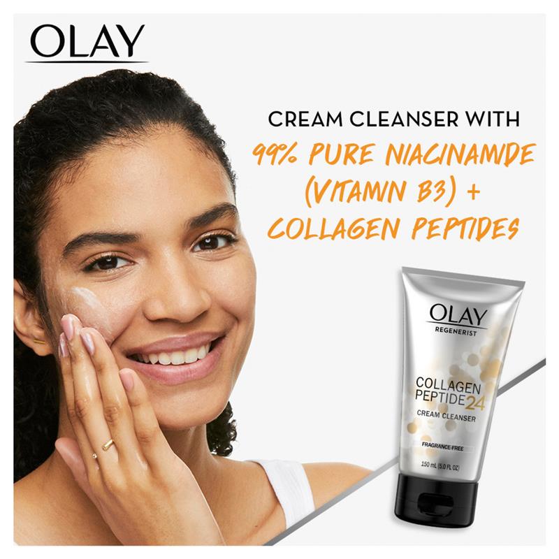 Sữa rửa mặt Olay Regenerist Collagen Peptide 24 Cream Cleanser 150ml