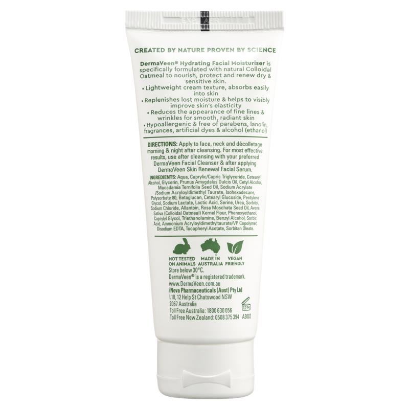 Kem dưỡng ẩm DermaVeen Face Hydrating Moisturiser 75ml