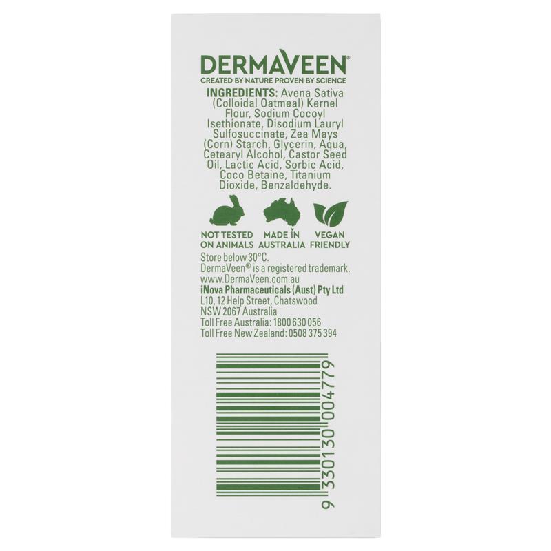 Thanh làm sạch không xà phòng DermaVeen Daily Nourish dành cho da khô và nhạy cảm 115g