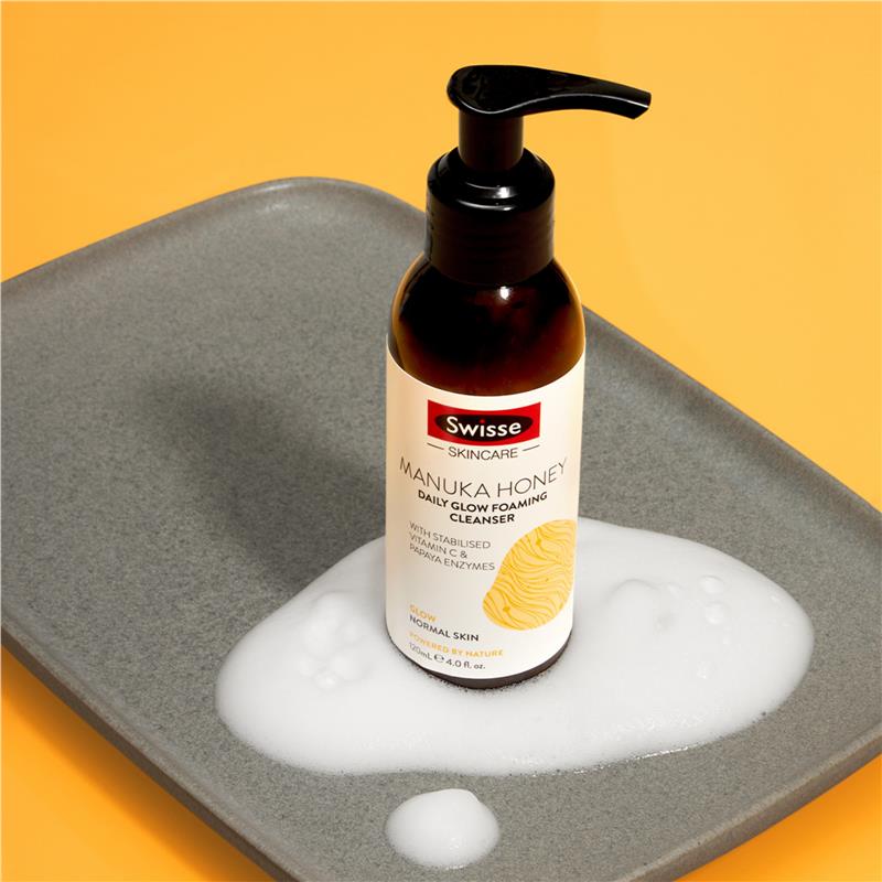 Swisse Skincare 麦卢卡蜂蜜亮泽洁面泡沫 120ml
