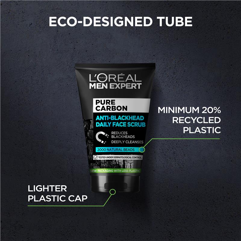 Sữa rửa mặt L'Oreal Men Expert Pure Carbon Anti-Blackhead 100ml