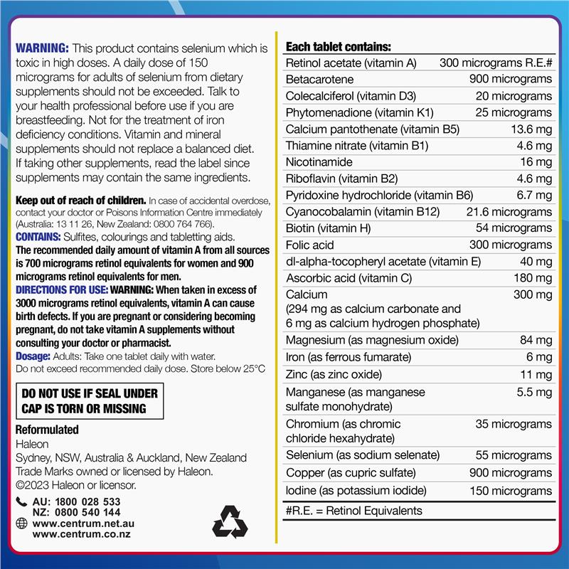 Centrum 男士专用 90 片装