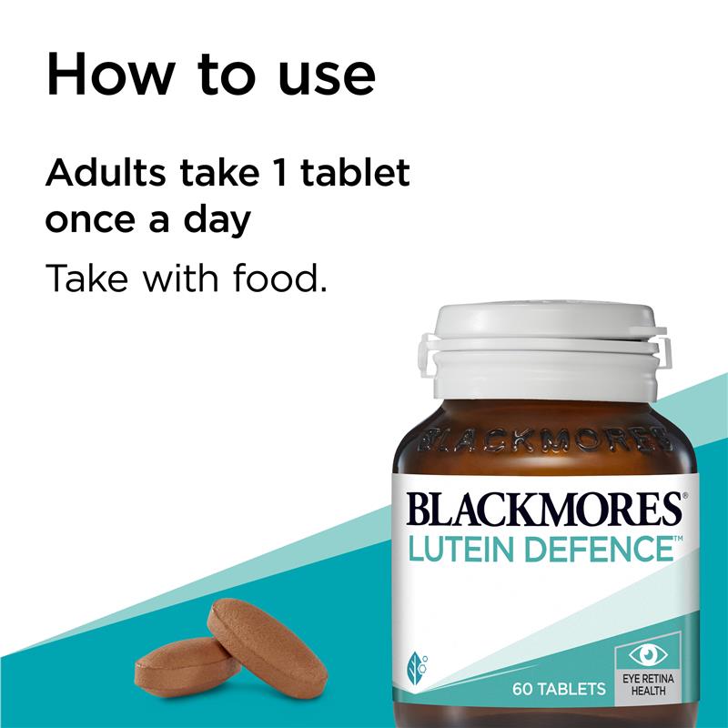 Viên uống bổ mắt Blackmores Lutein Defence Eye Care Vitamin 60 viên