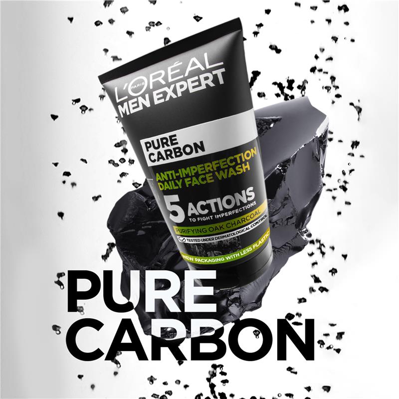 Sữa rửa mặt L'Oreal Men Expert Pure Carbon Anti-Imperfection