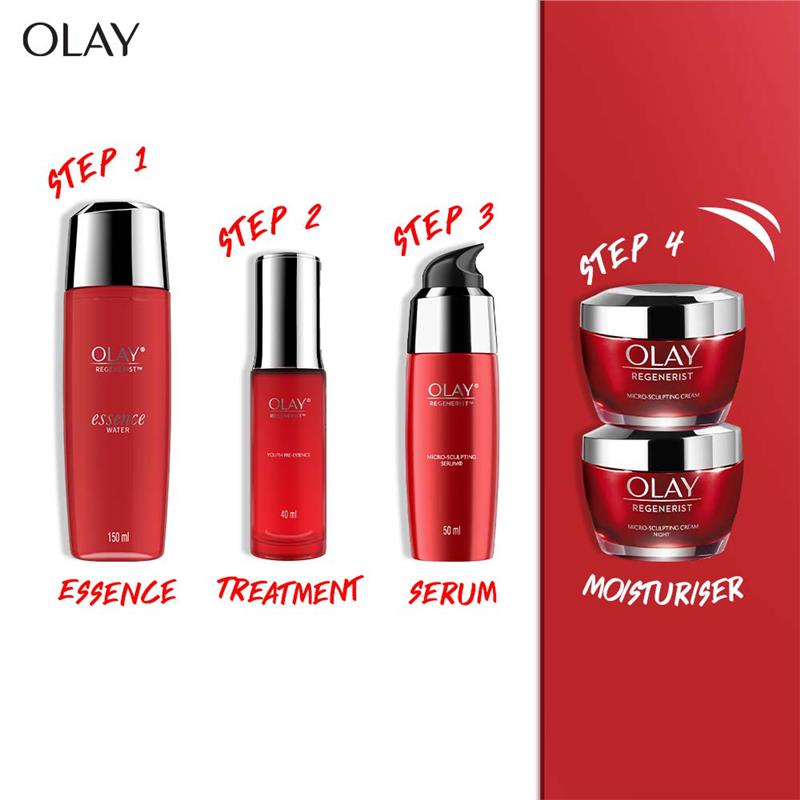 Olay X Friends Pre Essence + Day + Night Cream 3 Piece Set