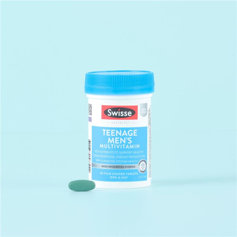 Swisse Teenage Ultivite Men's Multivitamin 60 viên