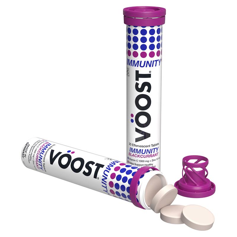 Viên sủi Voost Immunity Blackcurrant 20 viên