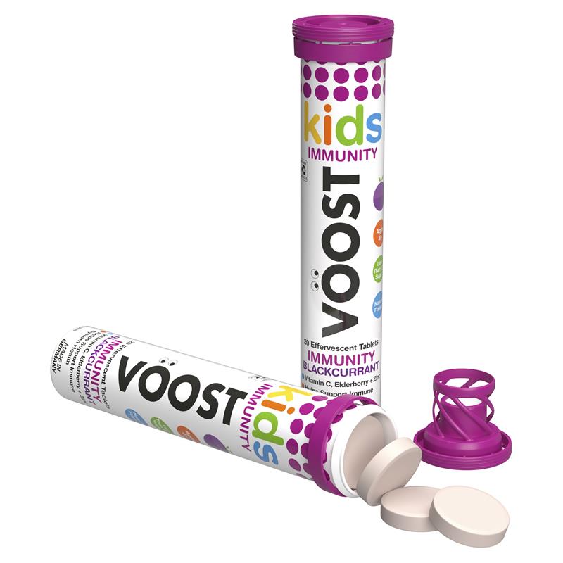 Viên sủi tăng cường miễn dịch Voost Kids Immunity gói 20 viên