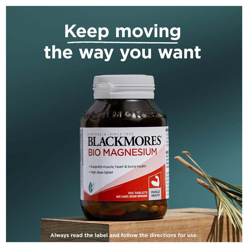 Blackmores Bio Magnesium Muscle Health Vitamin 200 viên Gói giá trị