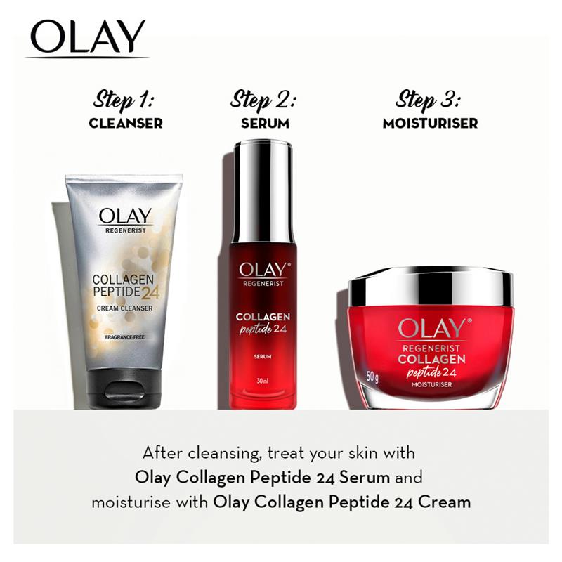 Sữa rửa mặt Olay Regenerist Collagen Peptide 24 Cream Cleanser 150ml