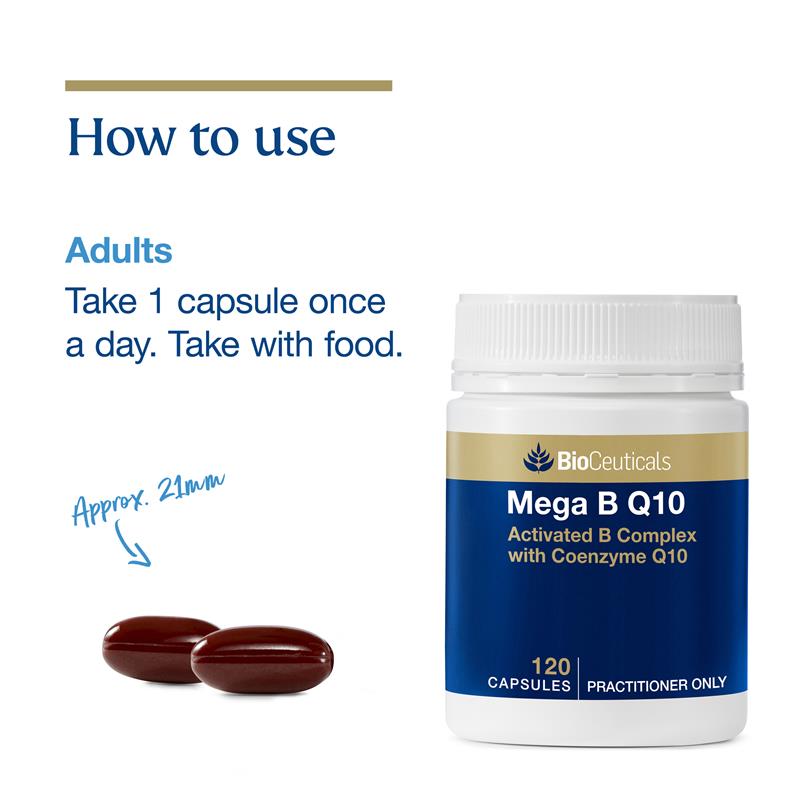 Bioceuticals Mega B Q10 120粒胶囊