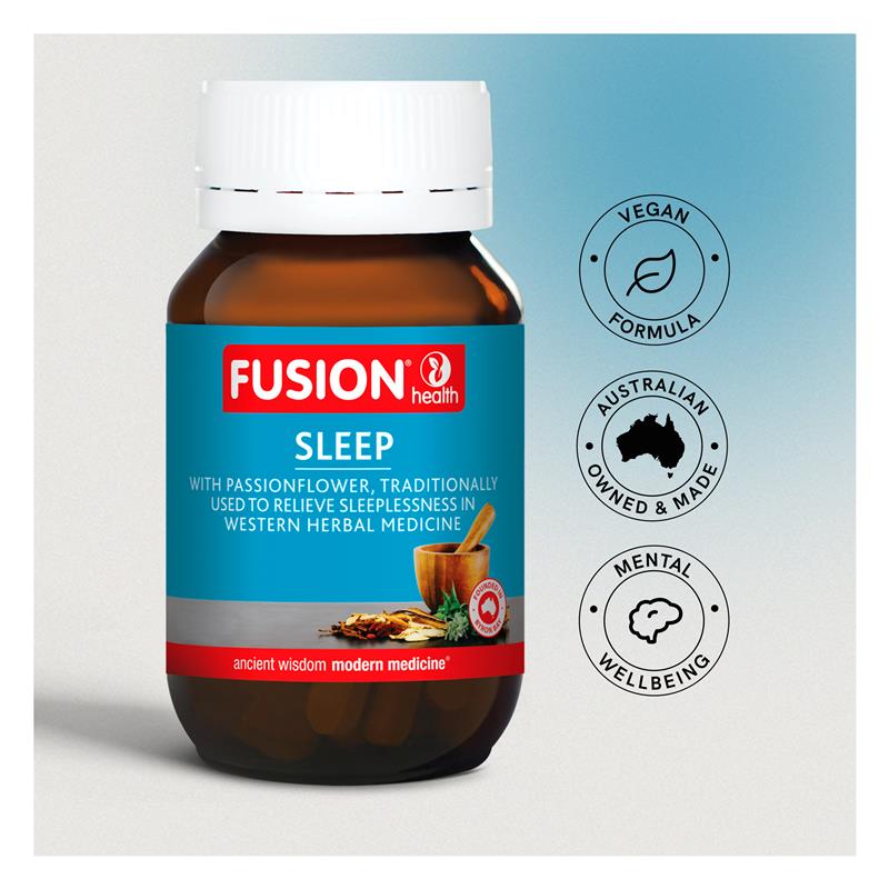 Viên uống hỗ trợ giấc ngủ Fusion Health Sleep 60 viên