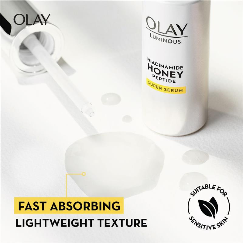 Olay Luminous Niacinamide Honey Peptide Super Serum 30ml