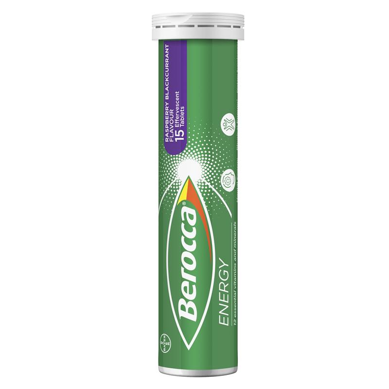 Berocca Performance Raspberry and Blackcurrant 60 Effervescent Tablets Exclusive Size