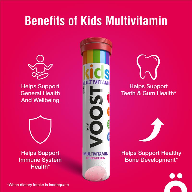 Viên sủi đa sinh tố Voost Kids 20 viên