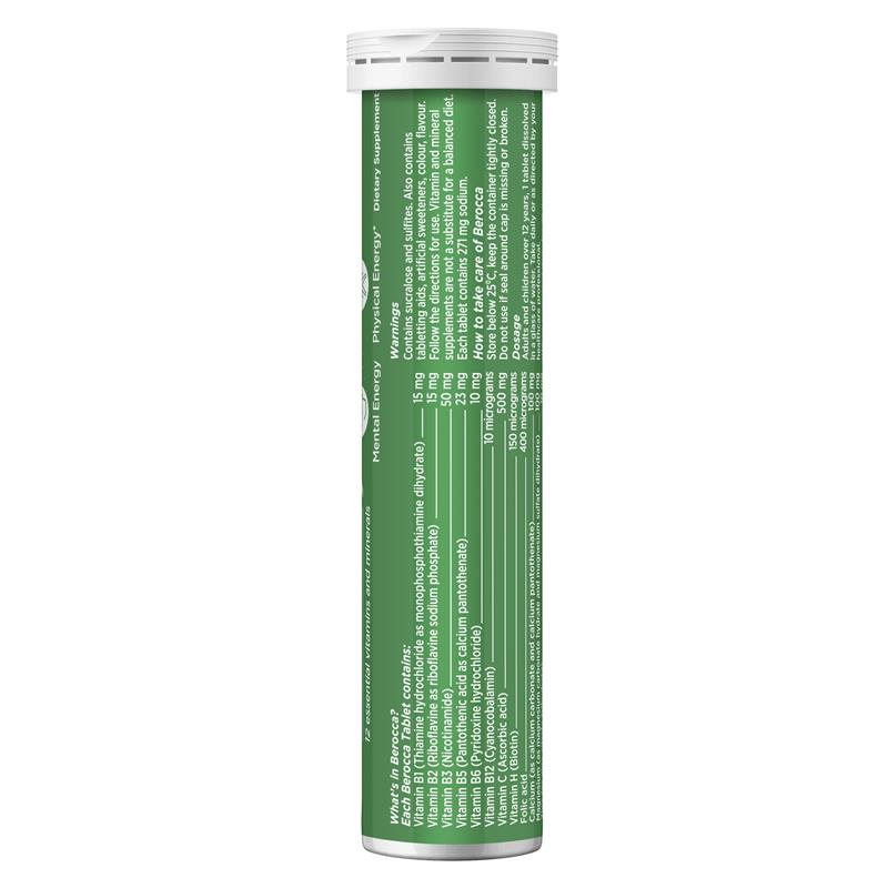 Berocca Performance Raspberry and Blackcurrant 60 Effervescent Tablets Exclusive Size