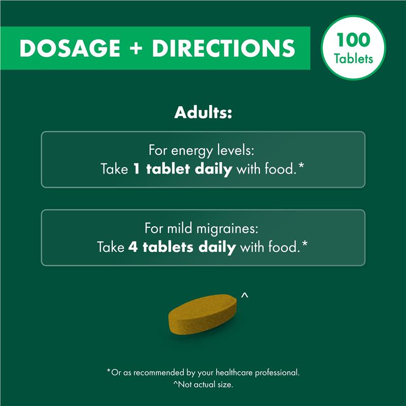 Vitamin B2 100mg của Nature's Own 100 viên