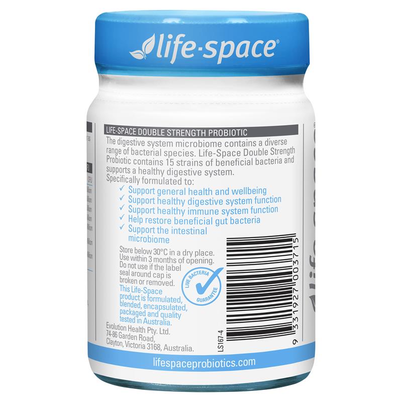 Life-Space 双倍强度益生菌 60 粒胶囊 独家尺寸