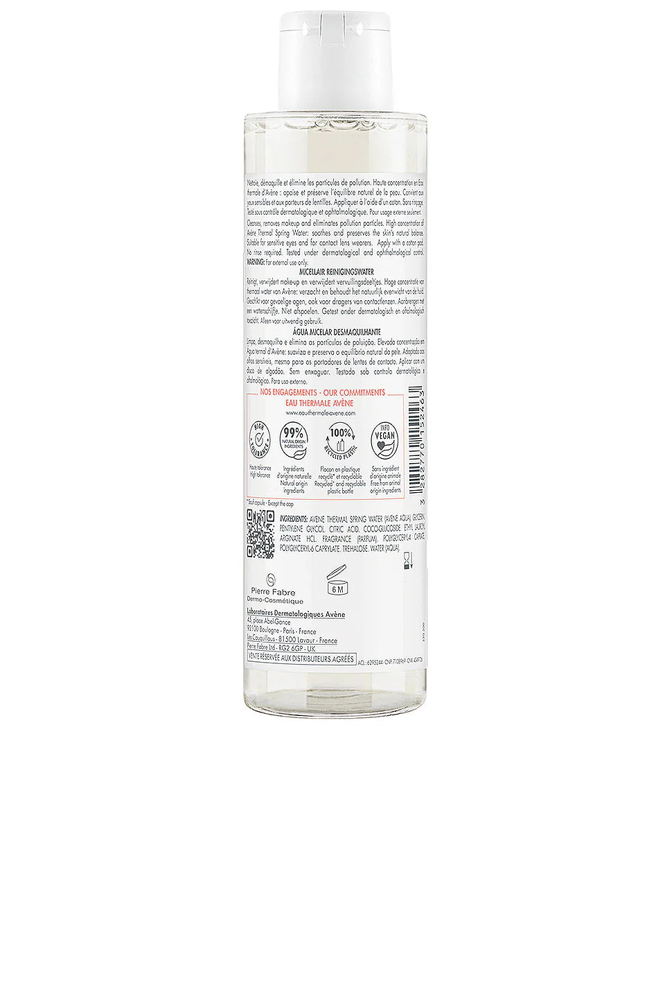 Nước tẩy trang Avene Micellar Water 400ml
