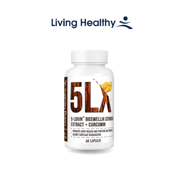 Living Healthy 5LX 乳香锯缘青蟹提取物+姜黄素 60 粒胶囊