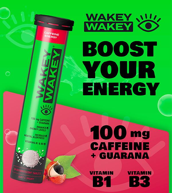 Viên sủi Wakey Wakey 20 viên