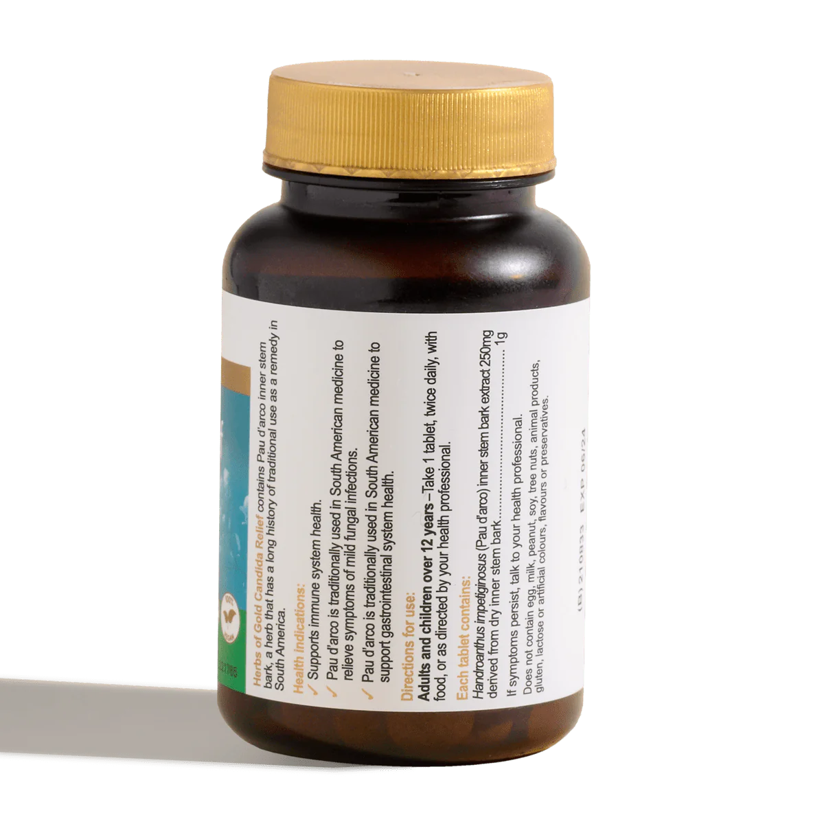 Herbs of Gold 念珠菌缓解胶囊 60 粒