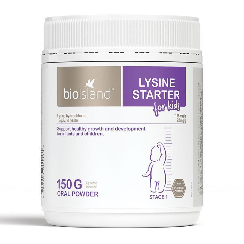 Bio Island Lysine Starter for Kids 150g dạng bột uống