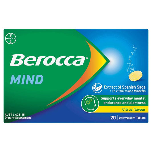 Berocca Mind Citrus 20片泡腾片
