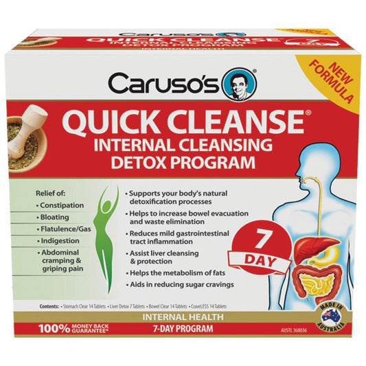 Caruso 的快速清洁内部清洁排毒计划 7 天