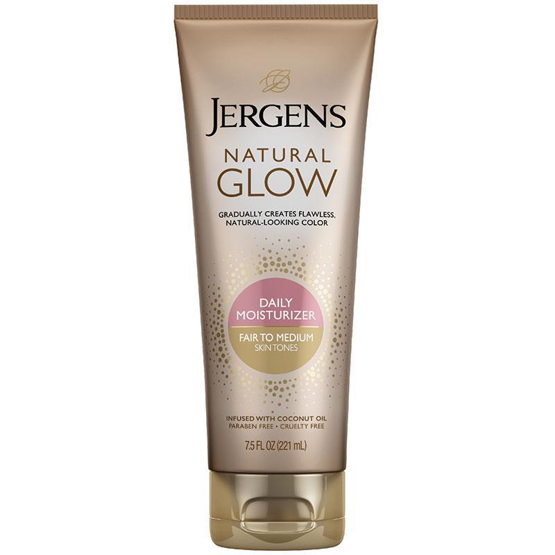 Kem dưỡng ẩm hàng ngày Jergens Natural Glow cho tông da trung bình đến sáng 221ml
