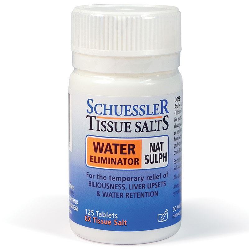 Muối mô Schuessler Nat Sulph Water Eliminator 125 viên