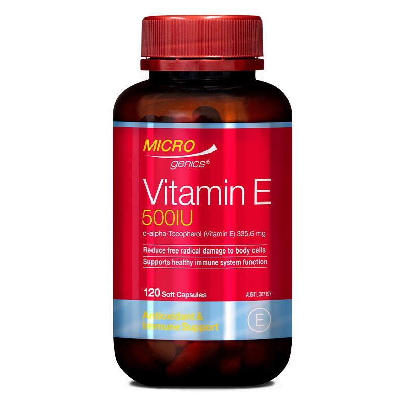 Microgenics Vitamin E 500IU 120 Viên Nang