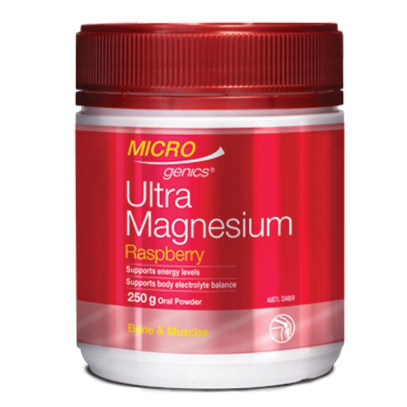 Bột Microgenics Ultra Magnesium Raspberry 250g