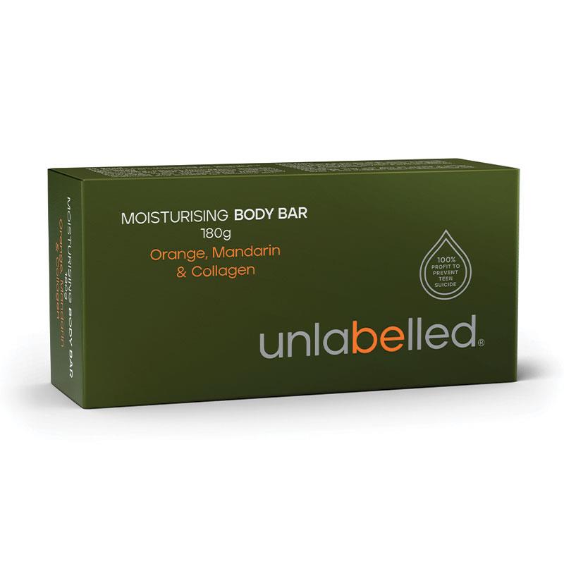 Thanh dưỡng ẩm không nhãn hiệu Orange Mandarin & Collagen Body Bar 180g