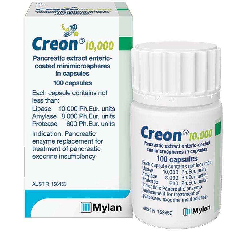 Viên nang men tụy Creon 10.000 100 viên