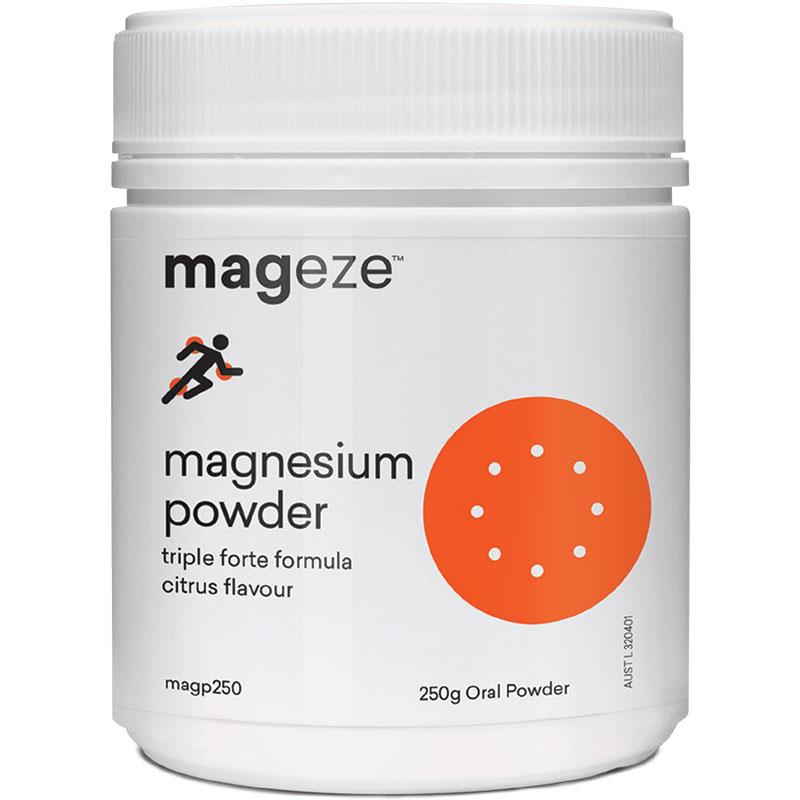 Bột magie Mageze Triple Forte Citrus 250g