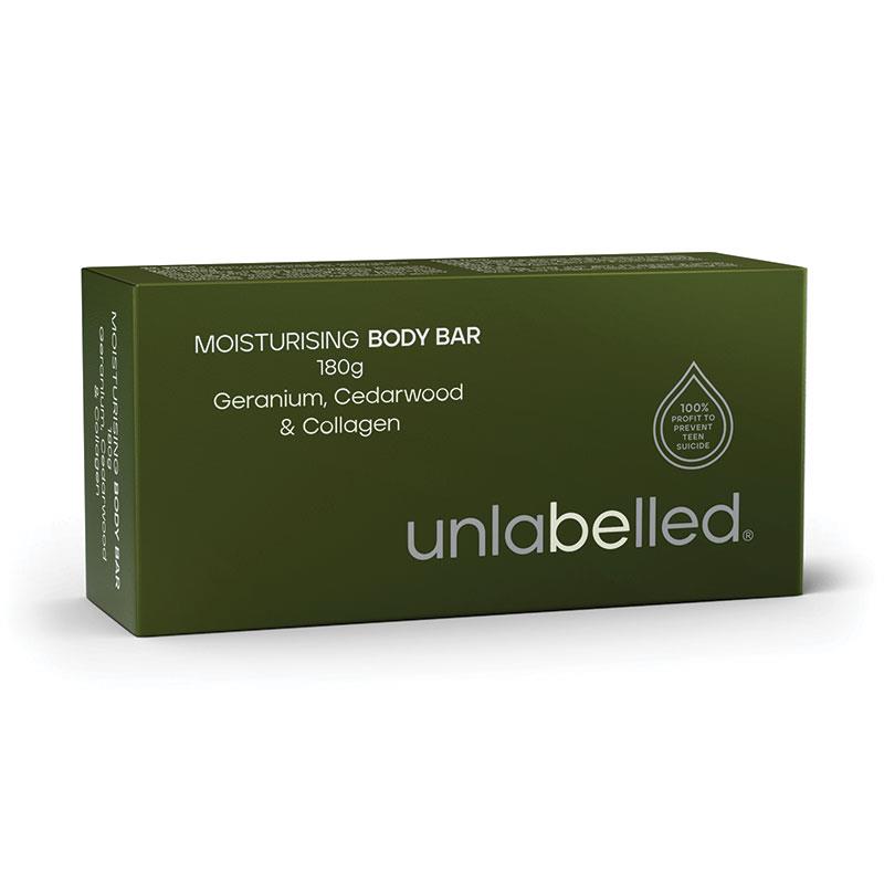 Thanh dưỡng ẩm không nhãn hiệu Geranium Cedarwood & Collagen Body Bar 180g