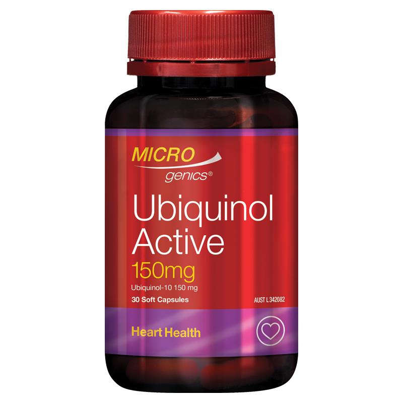 Microgenics Ubiquinol Active 150mg 30 viên nang mềm