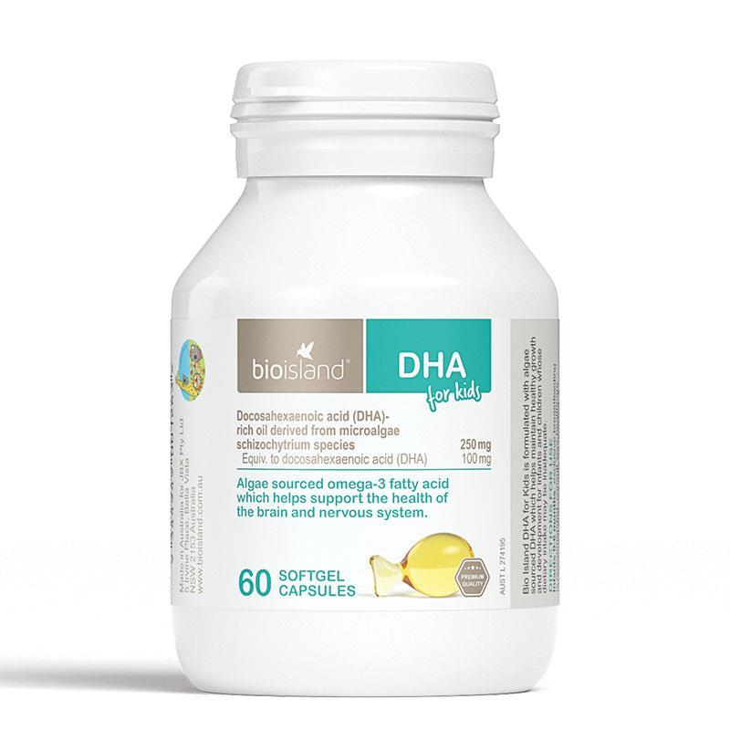 Bio Island 儿童 DHA 60 粒胶囊