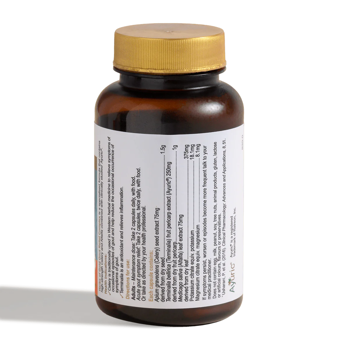 Herbs of Gold 痛风缓解复合物 60 粒胶囊