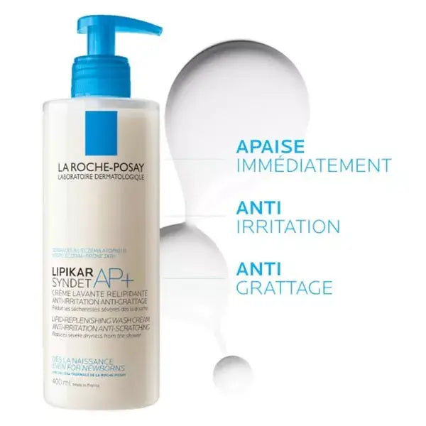 Sữa rửa mặt La Roche-Posay Lipikar Syndet AP+ 400ml