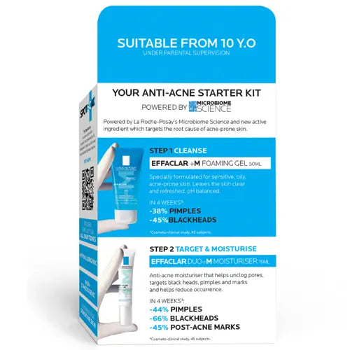 Bộ sản phẩm trị mụn La Roche Posay Effaclar M