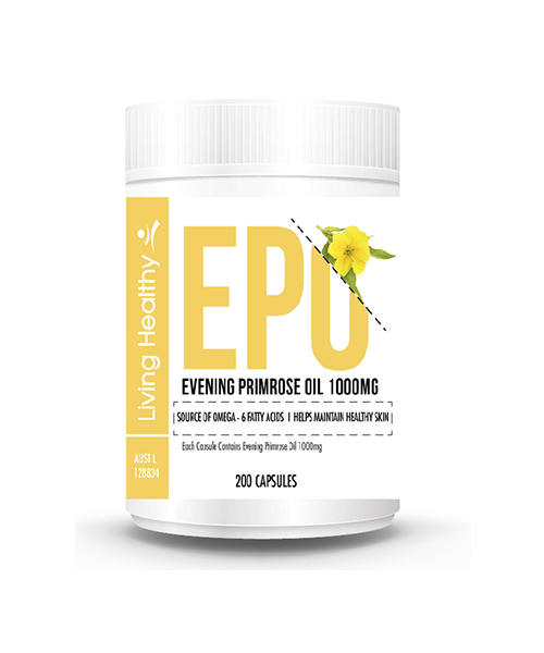 Living Healthy 月见草油 200 粒胶囊