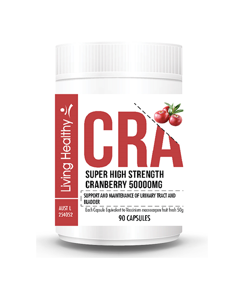 Living Healthy 蔓越莓超强效 50,000 毫克 90 粒胶囊