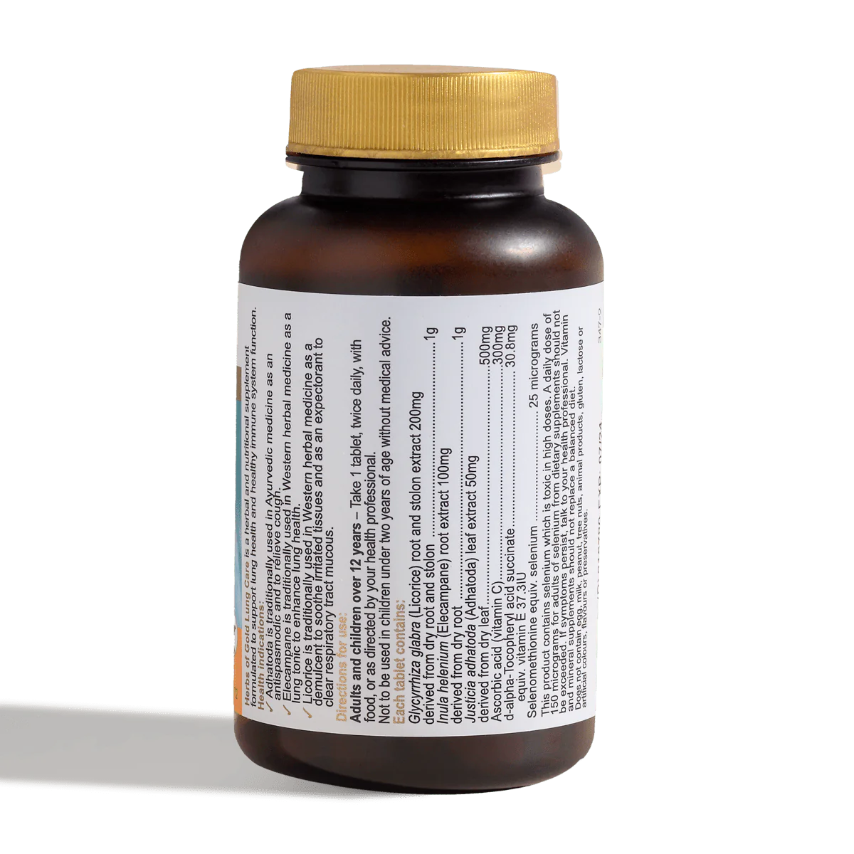 Herbs of Gold 肺部护理 60 片
