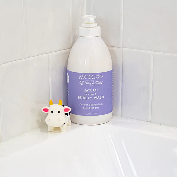 MooGoo Baby And Child 2 In 1 Bubbly Wash 1 Litre