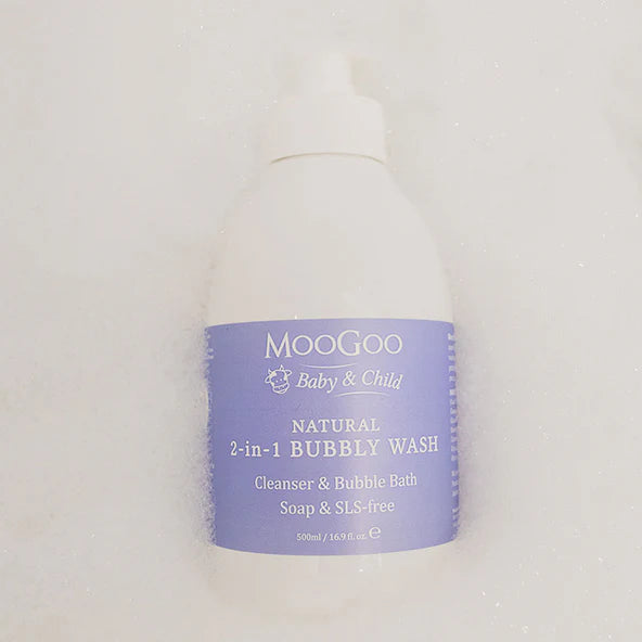 MooGoo Baby And Child 2 In 1 Bubbly Wash 1 Litre