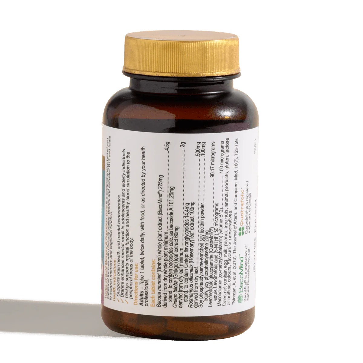 Herbs of Gold 记忆力与认知力黄金配方 60 片