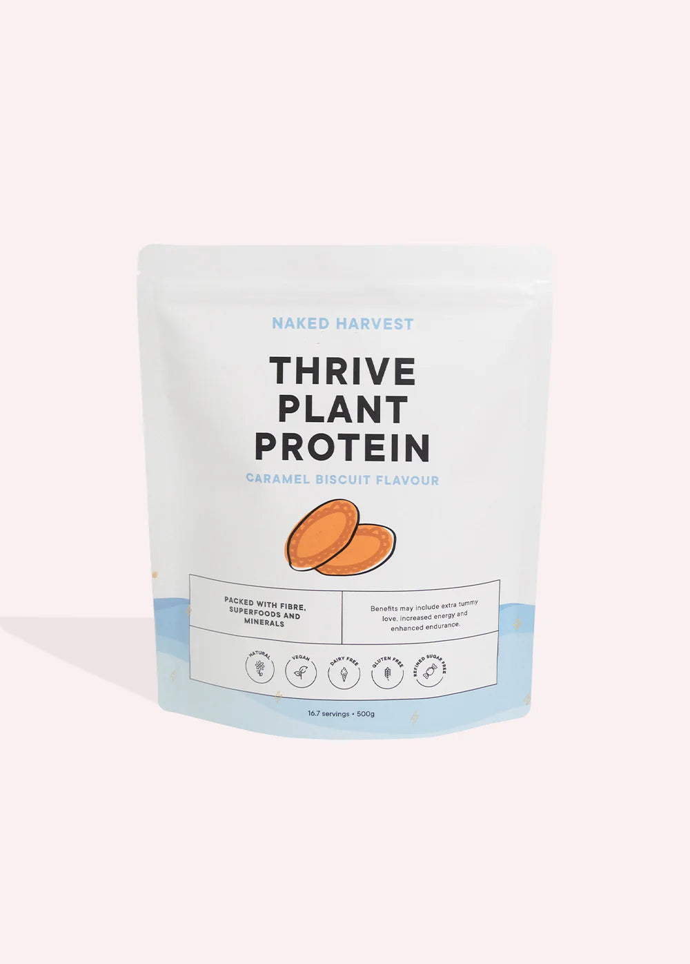 Naked Harvest Caramel Biscuit Plant Protein